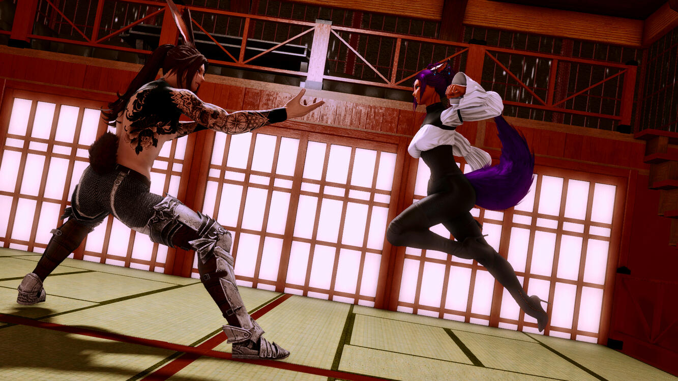 Poses made by Mikazuki and Koji